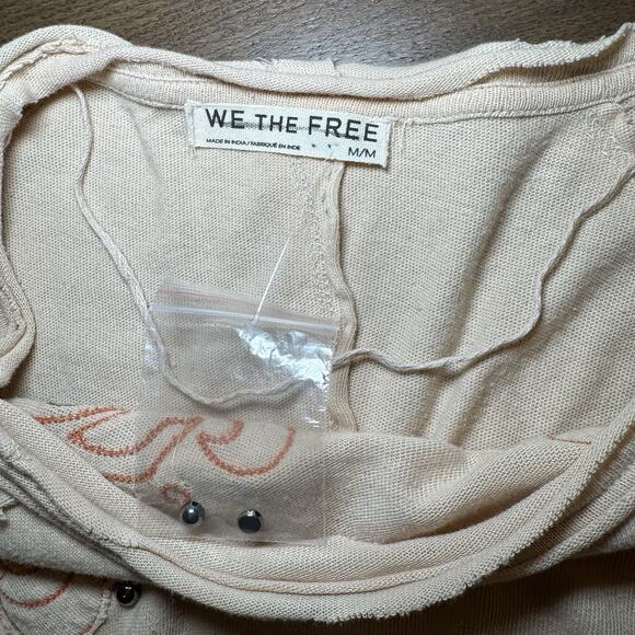 Free People We The Free Harper Tee Shirt Medium NWOT - Picture 5 of 7